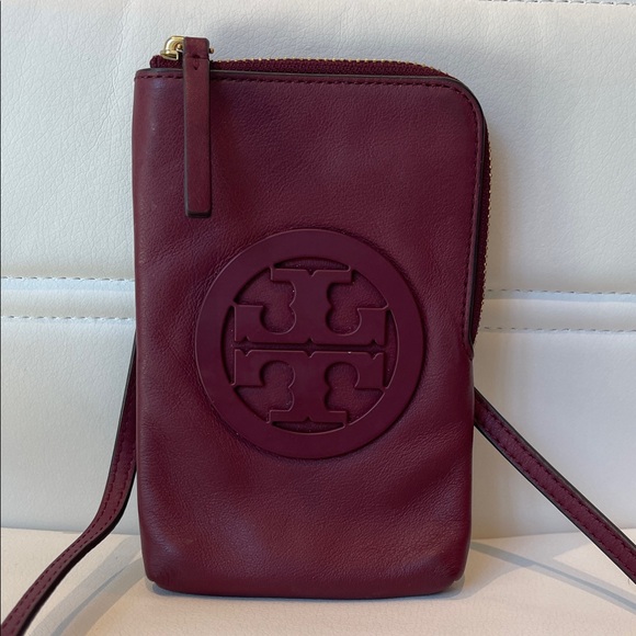 Tory Burch Deep Red Crossbody Bag - Picture 1 of 4